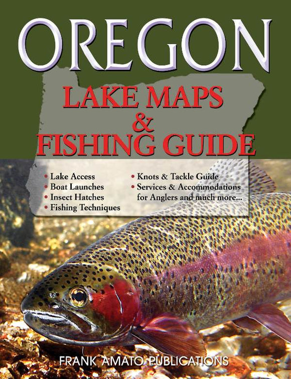 Gently used- OREGON LAKE MAPS & FISHING GUIDE