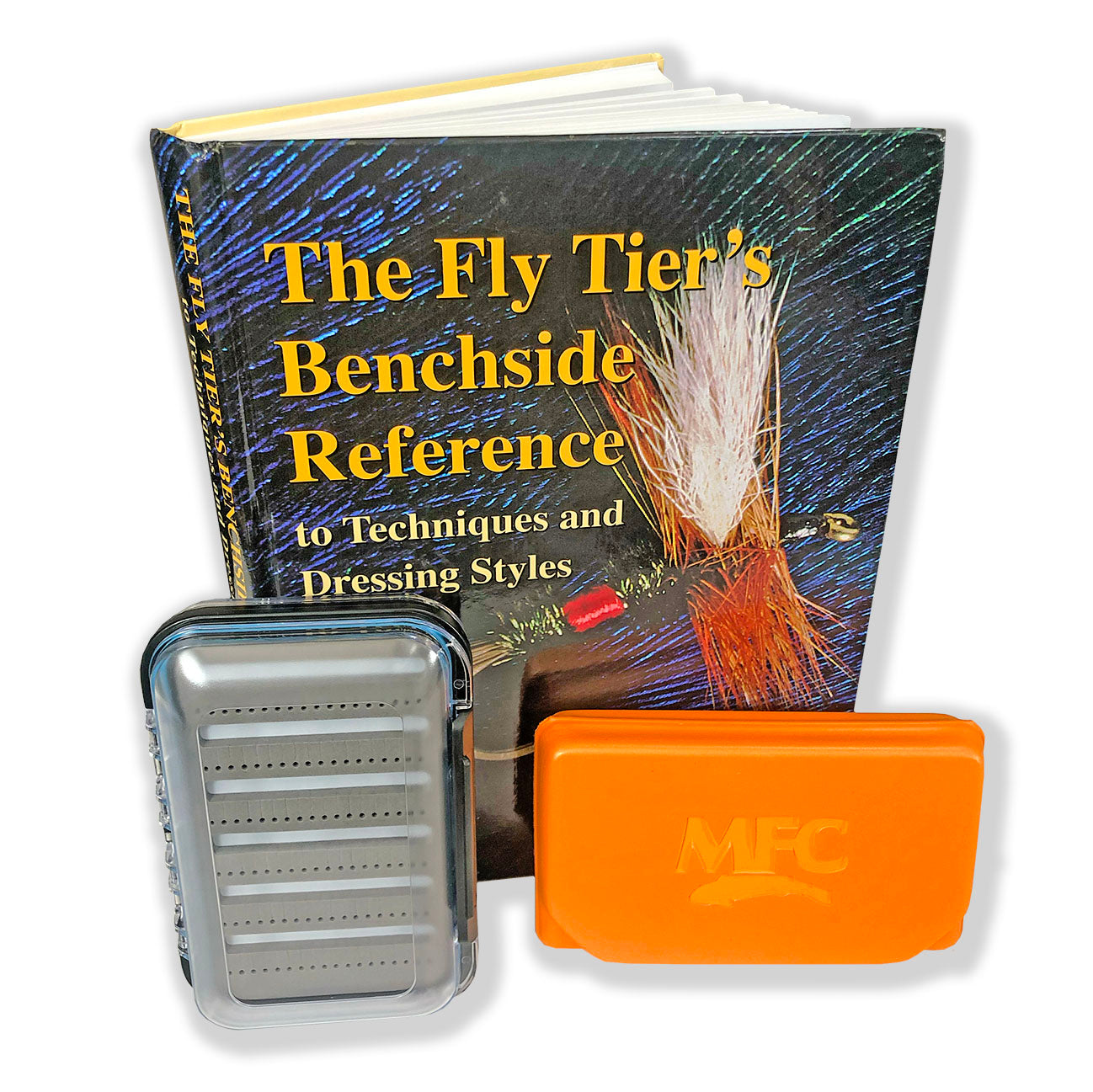 2 FREE fly boxes with The Fly Tier's Benchside Reference to Techniques