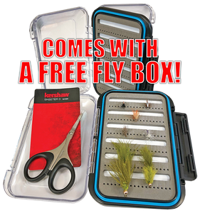 2 Fly Boxes (ONE FREE BOX) 7 Flies plus Kershaw Skeeter 3 Scissors