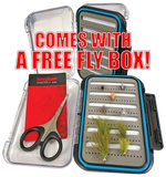 2 Fly Boxes (ONE FREE BOX) 7 Flies plus Kershaw Skeeter 3 Scissors