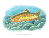 NATIVE TROUT OF NORTH AMERICA (Art Prints) - 41 SPECIES TO CHOOSE FROM - by Vic Erickson